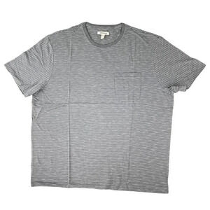 GoodthReads  Stripe Gray/White Short Sleeve Plus Size XXL Men's T-Shirt